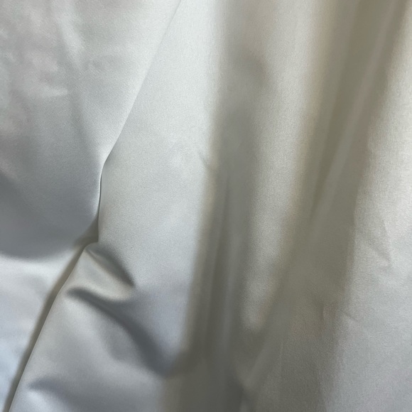 Aspeed White Strap Beaded/Embroidered Floral Wedding Dress. Size Small. - Picture 9 of 14